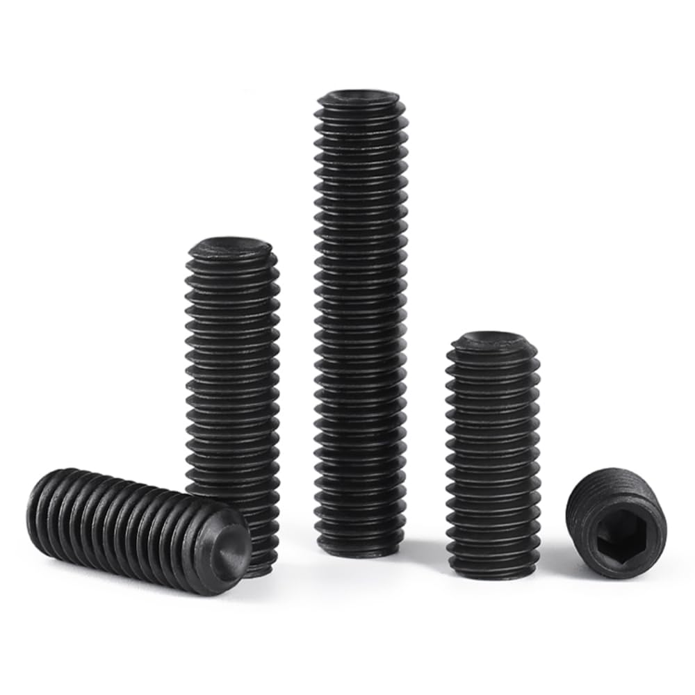 Amazon | 100個入 六角穴付止めネジ M3ねじ黒色 イモネジ セット