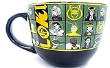 Silver Buffalo Disney Marvel Studios Loki Glorious Purpose Ceramic Soup Mug - Bowl for Ice Cream, Cereal, Oatmeal - Collectibles Holds 24 Ounce