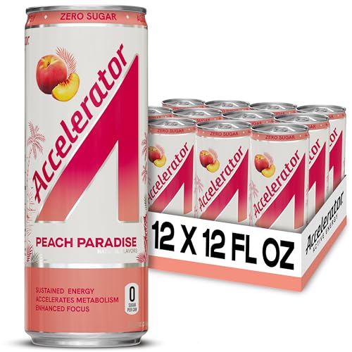 Accelerator Ashwagandha, Coq10 & Green Tea Drinks, several flavors, 12oz, 12 cans