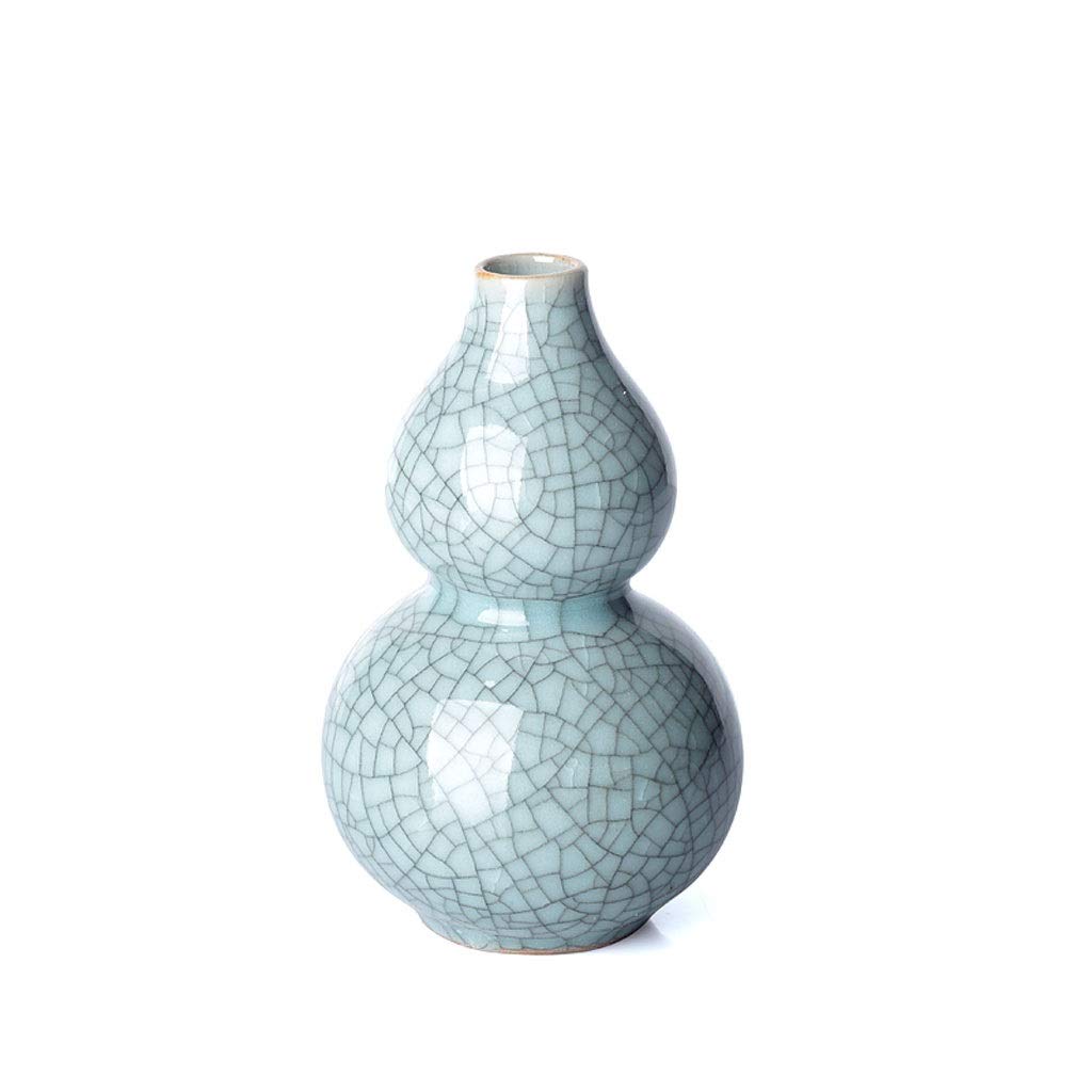 Bzgpmfud Blueone Colorb Vase Desktop Hydroponic Flower Creative Decoration Hand Made Stoneware Ceramic Small Home(Blueone Colorb)
