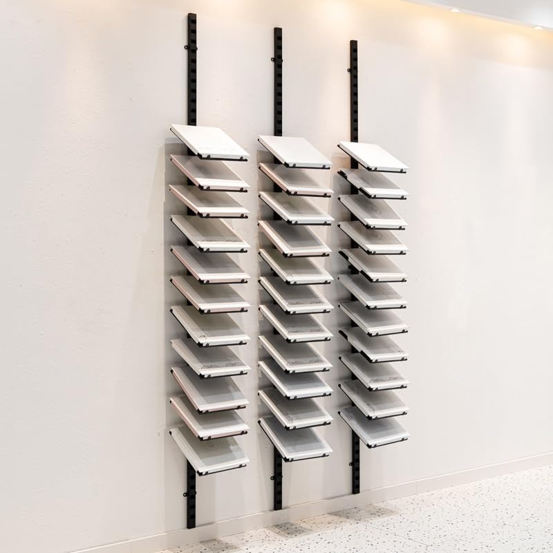 Support d'échantillons de carreaux de sol en marbre au design épuré et robuste - 4
