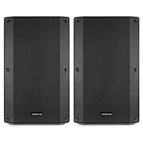 VONYX VSA120S Bluetooth DJ Speakers Pair Cover