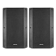 Powerful 800W active DJ speaker set comprising a powered 12" speaker with integrated stereo amplifier that effortlessly powers the additional 12" passive speaker, delivering rich, balanced stereo sound. Convenient Bluetooth wireless connectivity enab...