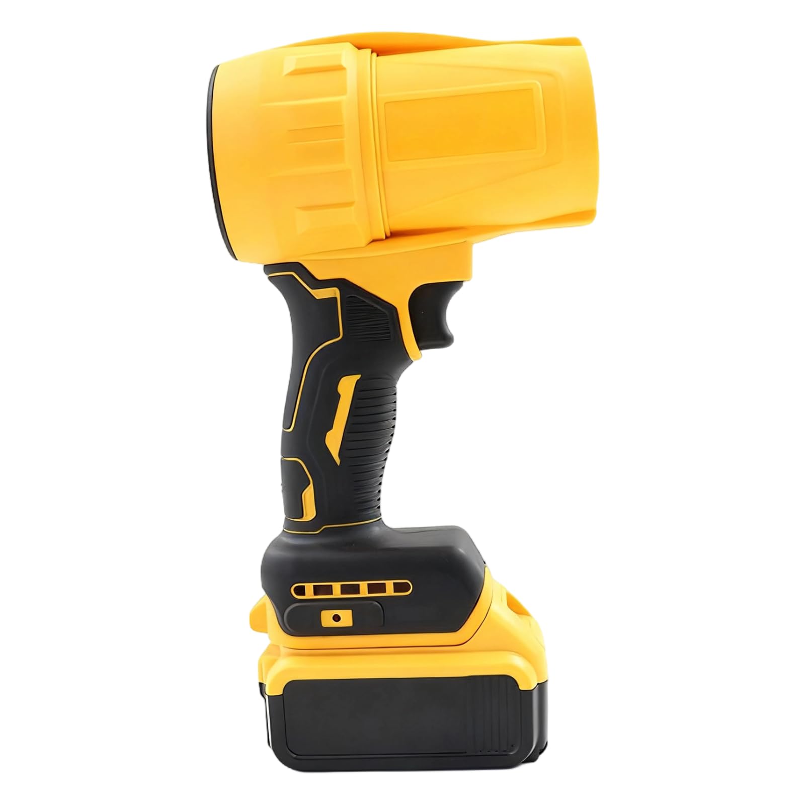 Bezprzewodowa dmuchawa Turbo Jet do akumulatora Dewalt 20 V, przenośny wentylator ręczny z silnikiem bezszczotkowym, regulacja prędkości, pomarańczowa konstrukcja z tworzywa sztucznego, tylko