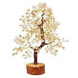 Citrine Money Tree - Citrine Crystal, Citrine Gem Tree, Citrine Crystal Stone - Chakra Tree of Life,...