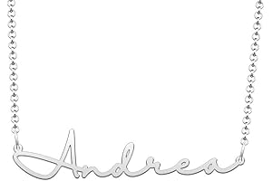 Personalized Name Necklace in Shimmering Silver