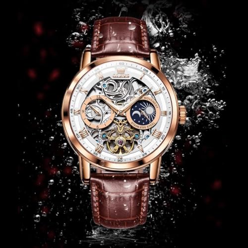 Montre squelette homme automatique OLEVS, le cadeau idéal