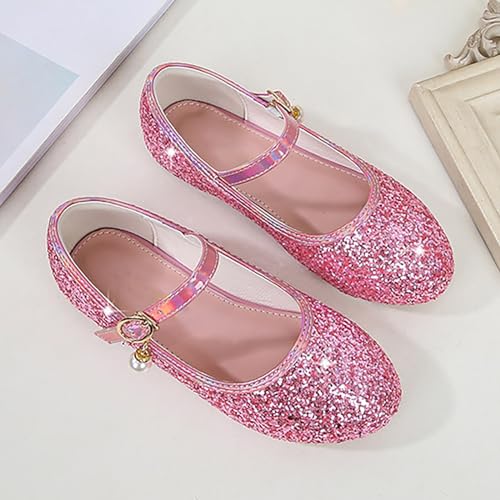 Toddler Flower Girl Dress Shoes Rhinstones Mary Jane Ballet Flats Party Wedding Toddler Little Kid Princess Shoes3