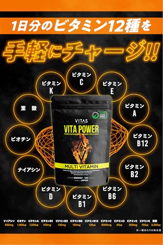 VITAS VITA POWER ビタパワー マカ 亜鉛 マルチビタミン 120粒