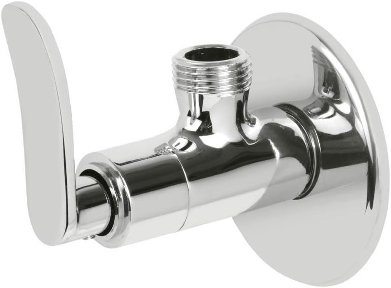 ZAPEX Brass Metal with Chrome Platting Luxurious Bathroom/Kitchen Valve Tap (Chrome Plated)
