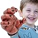 Gemini&Genius Gorilla Hand Puppet Toy for Kids, Scare Toy, Halloween Party Toy, Soft Rubber Gorilla Hand Puppet, Lifelike Fist Animal Glove, Funny Gift for Kids and Adults (Right Hand)