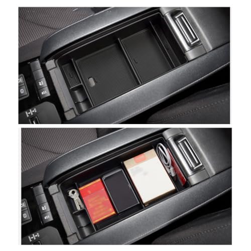 Boîte rangement console centrale Highlander 2022 compartiment intérieur auto - 3