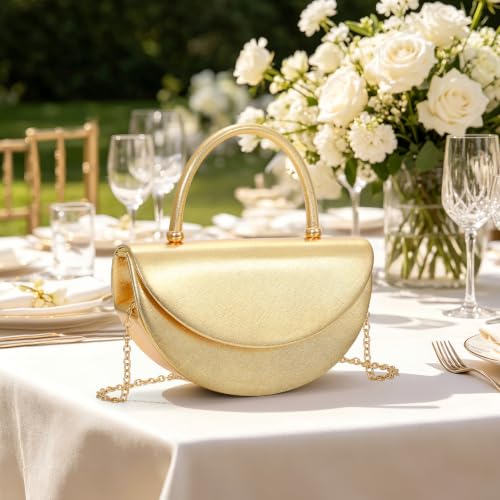 Image of Clutch Purses for Women Formal Evening Bag with Detachable Chain Women's Evening Handbags for Wedding Party