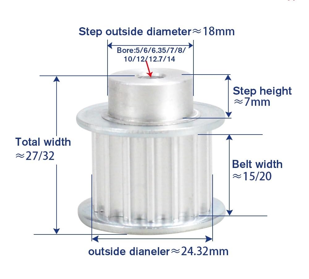 Puleggia Dentata - 904505 - Alutec Group Srl - In Acciaio - Foto 5