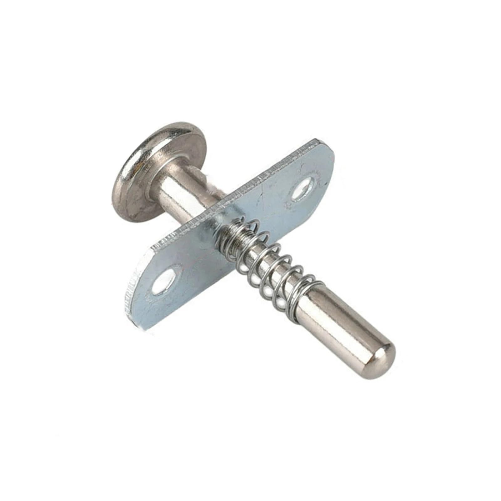 Power Pivot Hinge Plunger Latches 6.5x45mm/0.26x1.77inch Steel Loaded Bolt Crib Spring Latch Cabinet Hinges