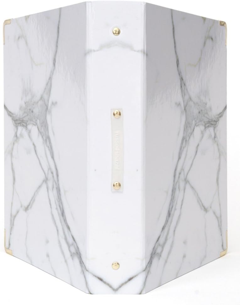 russell+hazel Marble Patent Signature 3 Ring Binder