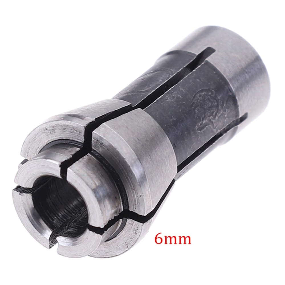 27X10mm Grinding Machine Clamping Collet, Engraving Chuck 3mm/6mm Replacement Part 1pc(6mm)