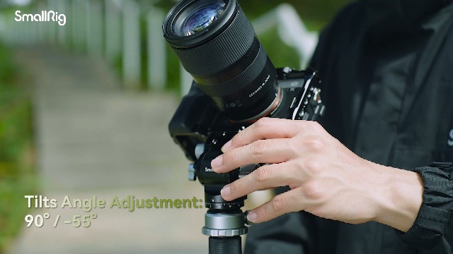 Treppiede In Fibra Di Carbonio SMALLRIG | Leggero E Regolabile - Carico 12kg