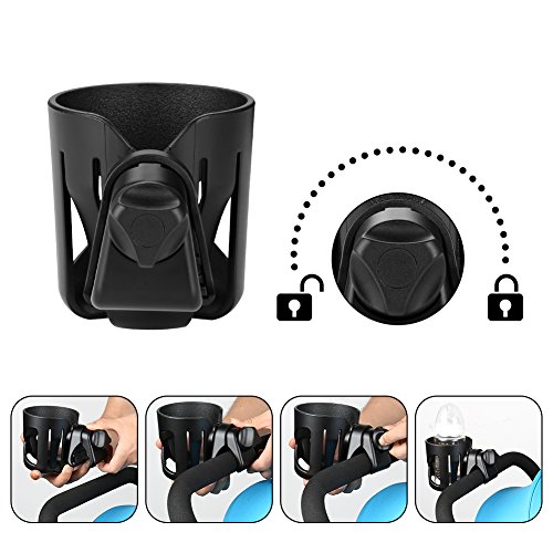 Accmor AC8082-BLACK Universal Cup Holder, Stroller Cup Holder thumb #3