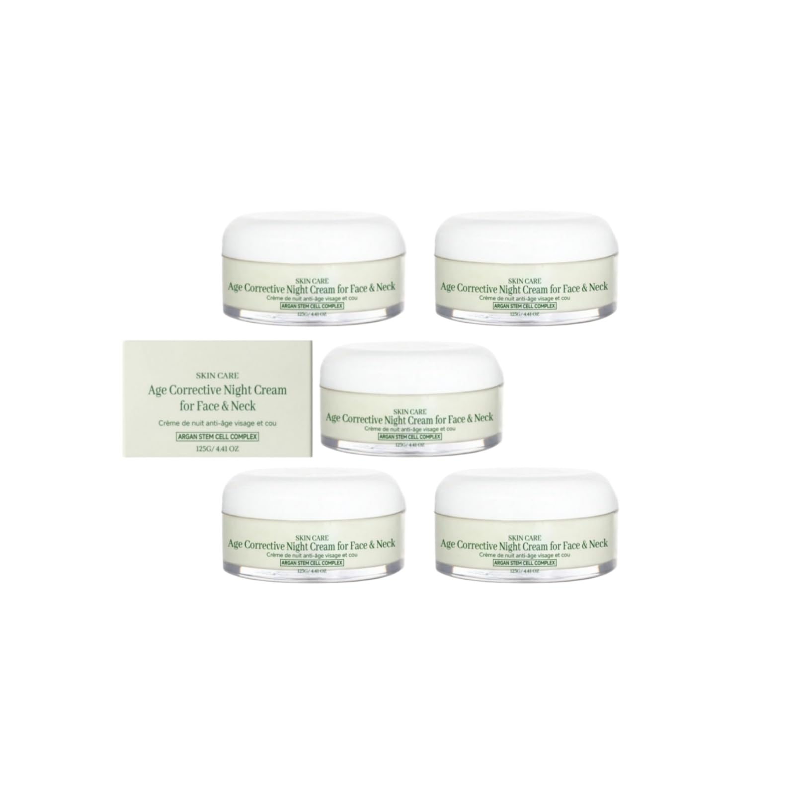 Crème hydratante visage anti-âge apaisante à la gardénia et huile de coco unisexe format 125g