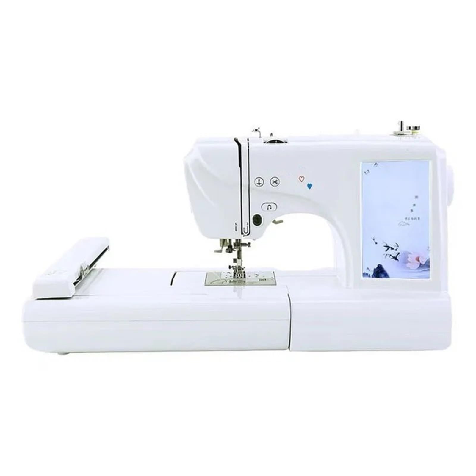 Edede One Color Sewing Machine, Computer Sewing Automatic Household Embroidery Machine Multifunctional Sewing And Embroidery Machine Embroidery Machine