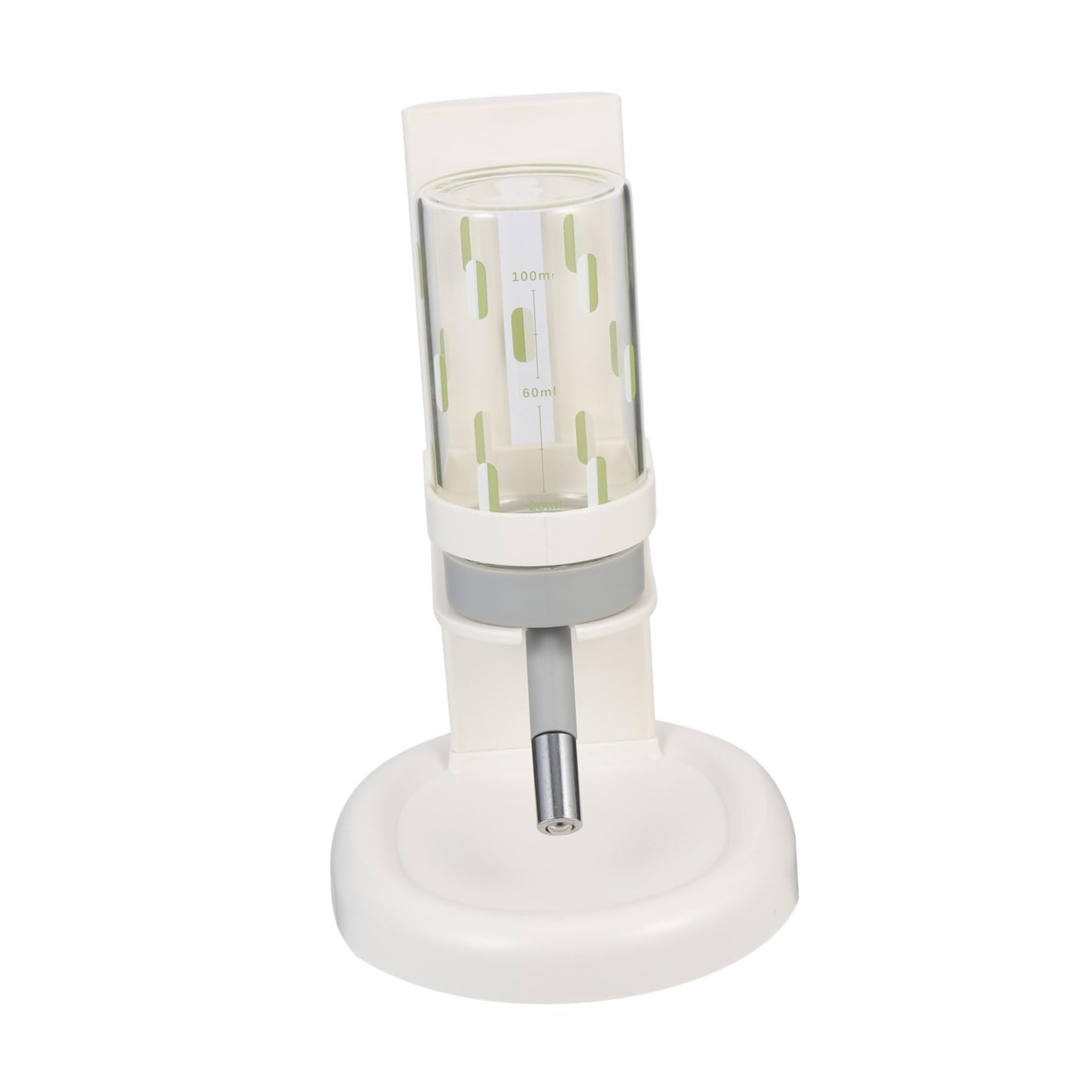 Wasserflasche mit leicht ablesbarem Wasserstand aus ABS und Glas Auslaufsichere Hamster für Kleintiere im Haushalt und Haustierkäfig