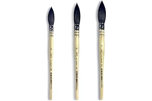 XDT#920 Round Mop Art Watercolor Brushes