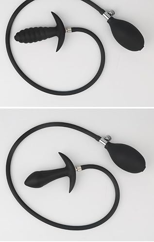 Juguetes para adultos, expansor inflable de silicona con tapón de silicona para entrenamiento de cuentas anales, estimulador sexual anal, para