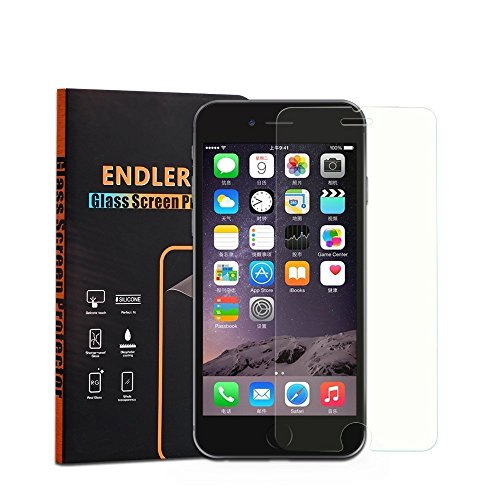 iPhone 6 Screen Protector, ENDLER Apple iPhone 6 Glass Screen Protector [Tempered Glass] Ballistics Glass, Ultra-Clear Glass Screen Protector for iPhone 6/iPhone 6s