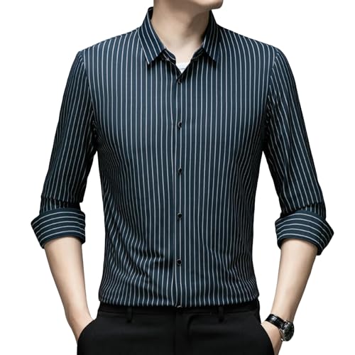 Chemise homme infroissable fini les plis au bureau manches longues