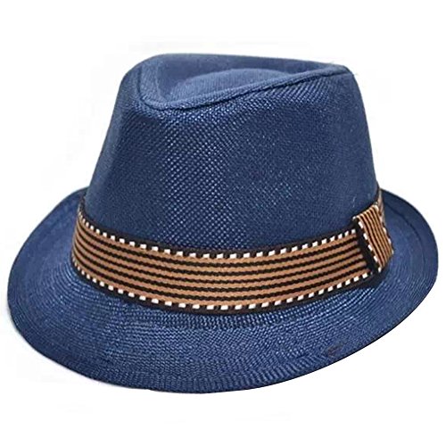 FUNOC Kids Children Boys Girls Top Fedora Cotton Hat Sun Cap Jazz Dance