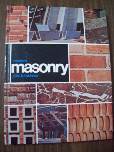Modern Masonry: Brick, Block, Stone 0870062247 Book Cover