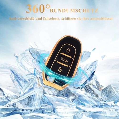 Protégez votre clé usée ou cassée avec cette coque TPU pour C1 C2 C4 Picasso DS3