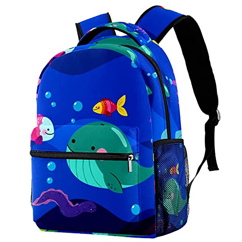 Sac à dos motif feuilles vertes tropicales au design Multicolore 8