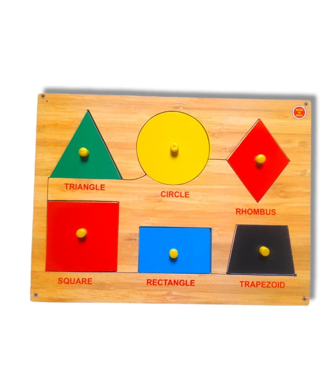 Geometric Wooden Shapes Puzzle Board (B0BR8D4XFX) Amazon Price History, Amazon Price Tracker