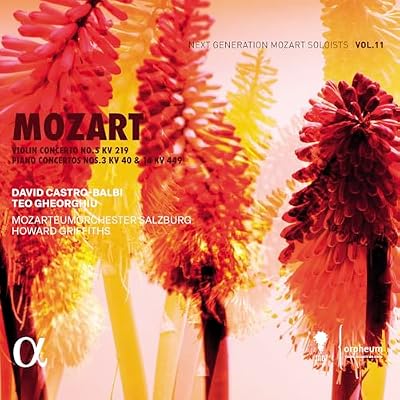 Mozart: Violin Concerto No. 5 KV 219, Piano Concertos Nos. 3 KV 40 & 14 KV 449