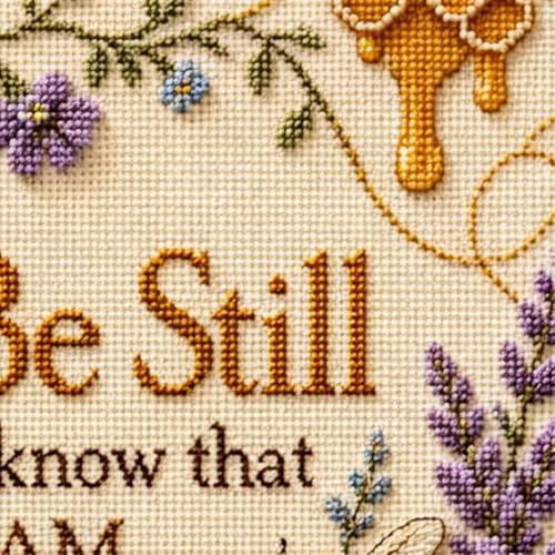 Ensemble broderie avec instructions simples pour vaincre le stress - 6