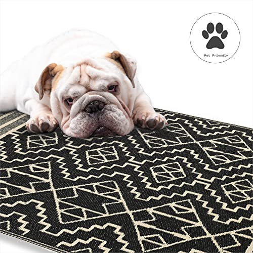 Fab Habitat Outdoor Rug Waterproof, Fade Resistant, CreaseFree Premium Recycled Plastic