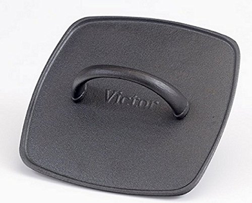 Preisvergleich Produktbild Gusseisen Panini Press für quadratische Grillpfanne