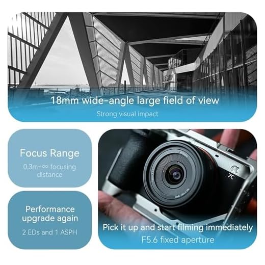 7artisans 18mm F5.6 Prime Mirrorless Lens