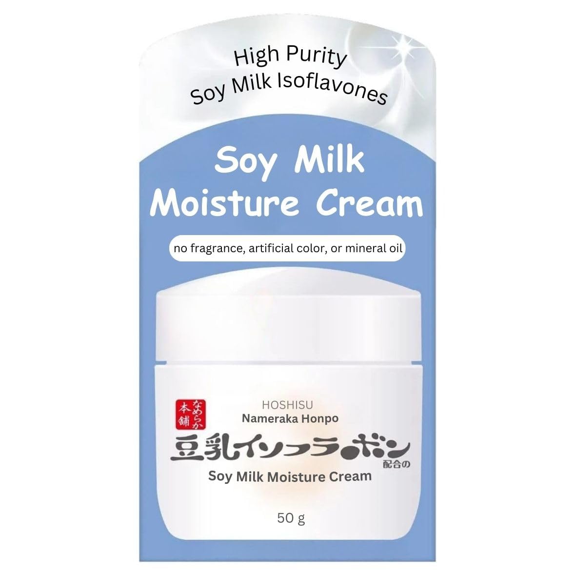 Amazon.com: Hoshisu Sana Nameraka Honpo Soy Milk Moisture Cream NC
