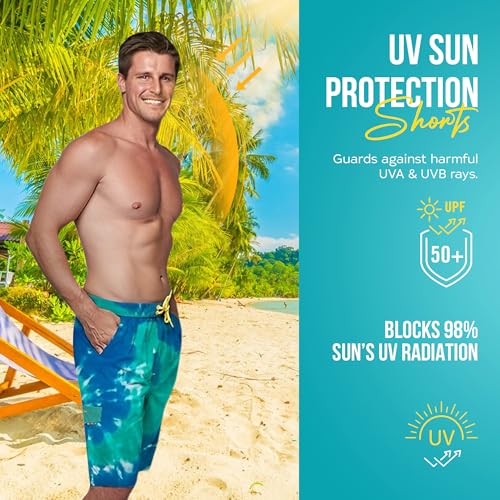 Banana Boat Mens UV Protection Four Way Stretch Volley Shorts Side Pocket | Swim Trunks | Quick Dry Shorts | Gym Shorts Men2