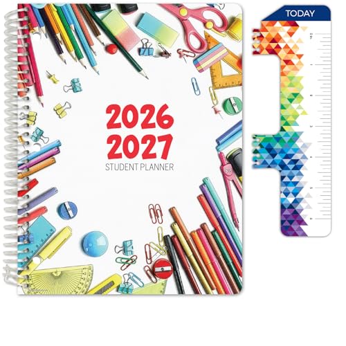 Global Datebooks 2026-2027 ���w�� �蒠 8.5�C���` x 11�C���` - ���t �E�B�[�N���[&�}���X���[�A�J�f�~�b�N�v�����i�[ ��K/������&�X�e�b�J�[�t�� �h��/�u���b�N�X�^�C��/�w�p�i�ɍœK