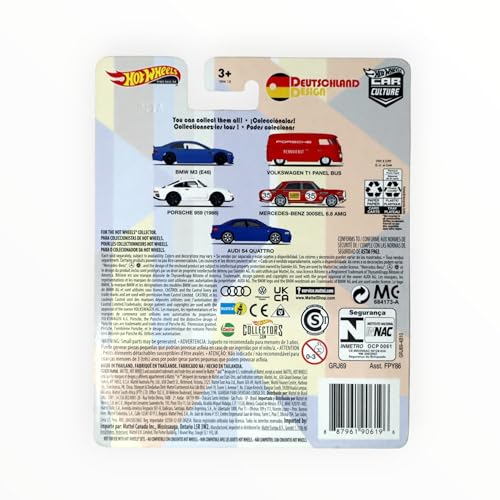 Hot Wheels Car Culture Deutschland Audi S4 Quattro miniatura 2