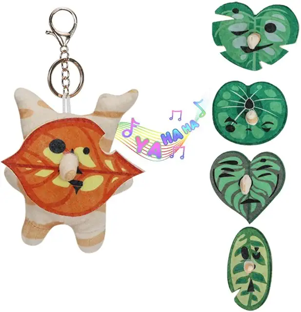 Krog til dør: MayDee Korok Plüsch Puppen (5 stk) - Zelda Breath of The Wild