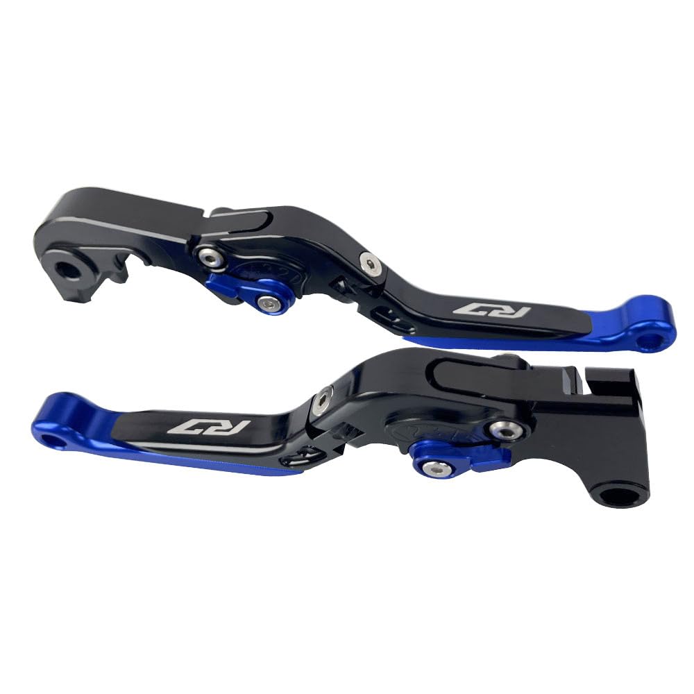 Motorcycle Accessories Engraving Logo Brake & Clutch Lever Set Adjustable Foldable Extendable Compatible with Yamaha R7 2021 2022 2023