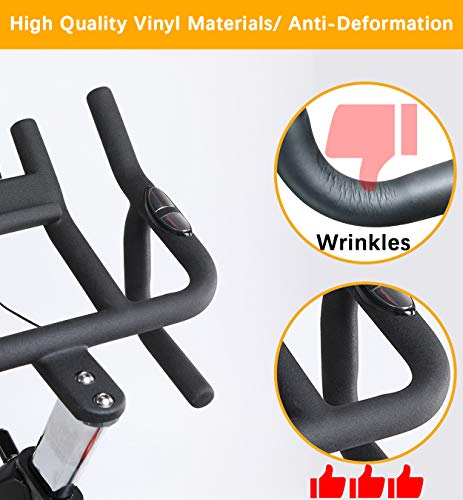 PYHIGH Indoor Cycling Bike-48lbs Flywheel Belt Drive Stationary Bicycle Exercise Bikes with LCD Monitor for Home Cardio Workout Bike Training- Black (Black) - Home Fitness Guru PYHIGH Indoor Cycling Bike-48lbs Flywheel Belt Drive Stationary Bicycle Exercise Bikes with LCD Monitor for Home Cardio Workout Bike Training- Black (Black) - Image 3