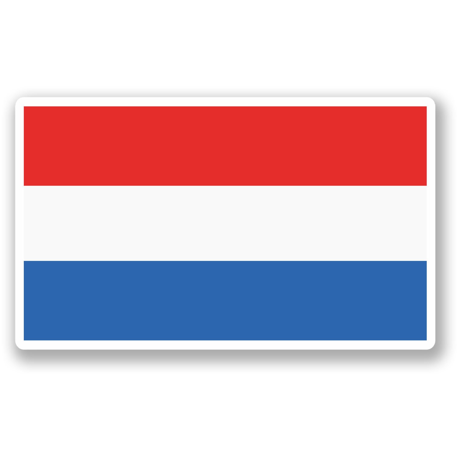 Destinationvinyl Multi 2 X 10Cm Luxembourg Flag Vinyl Sticker Bike Laptop Car Travel Luggage Tag #5277 (10Cm Wide X 6Cm Tall)