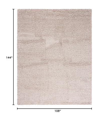 Tapete beige Safavieh Santa Monica Shag 9 x 12 pies miniatura 2