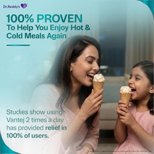 Image of Vantej : Sensitivity Protection Toothpaste| 100 Grams| Gives Long Lasting Sensitivity Protection And Tooth Sensitivity Healing| Dentist Recommended| Desensitizing Toothpaste| Braille Enabled Pack